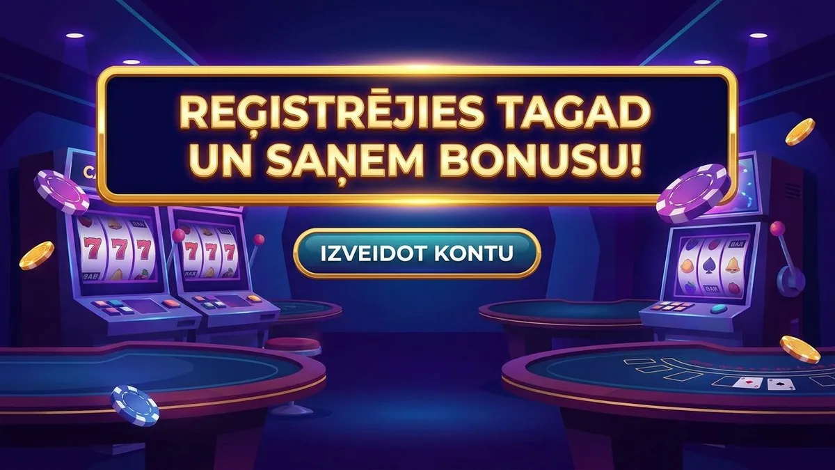 Reģistrācija ar bonusu